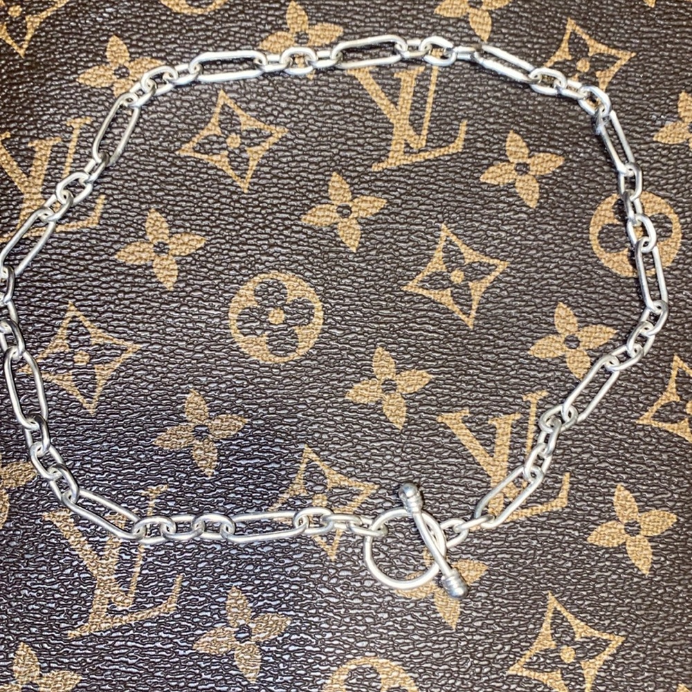Sterling silver chain necklace